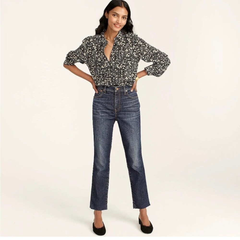 J. Crew 9" vintage slim-straight jean in Rockport Wash Size 31 Tall BA618